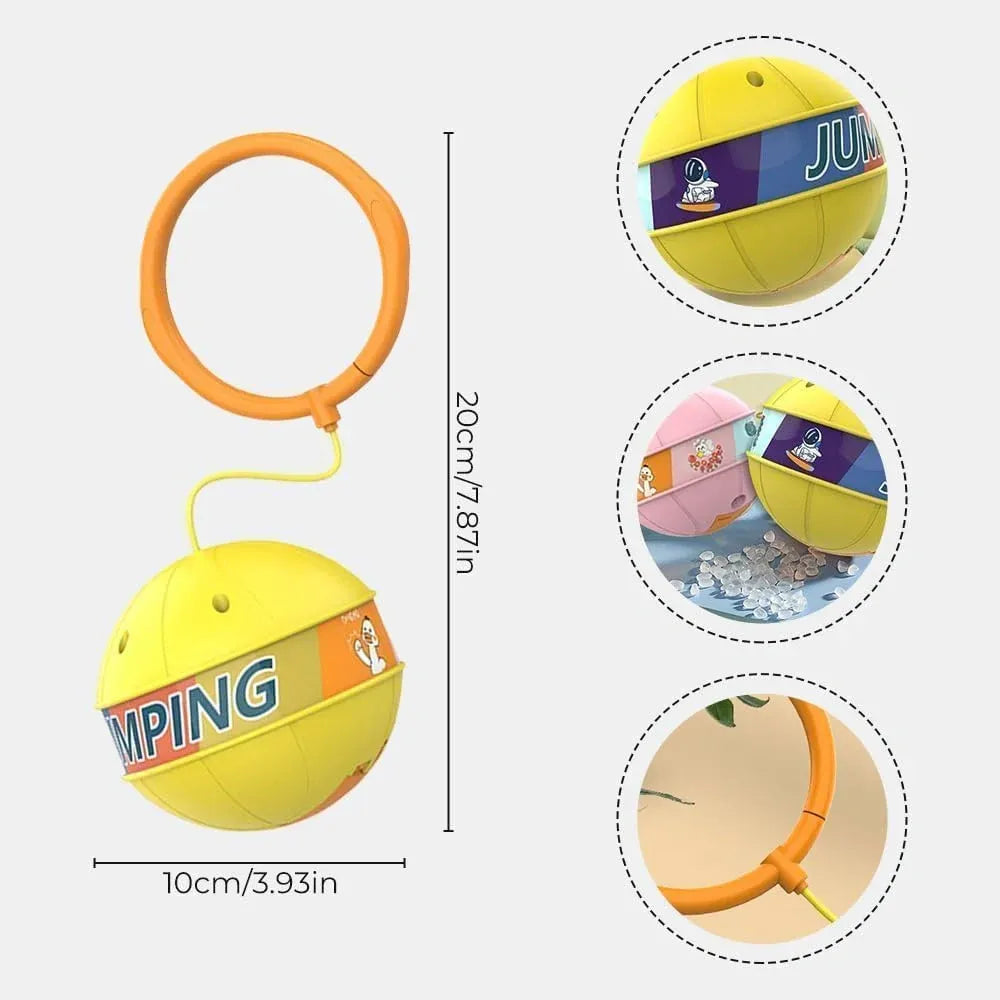 Skip ball ankle toy – bouncing fitness game