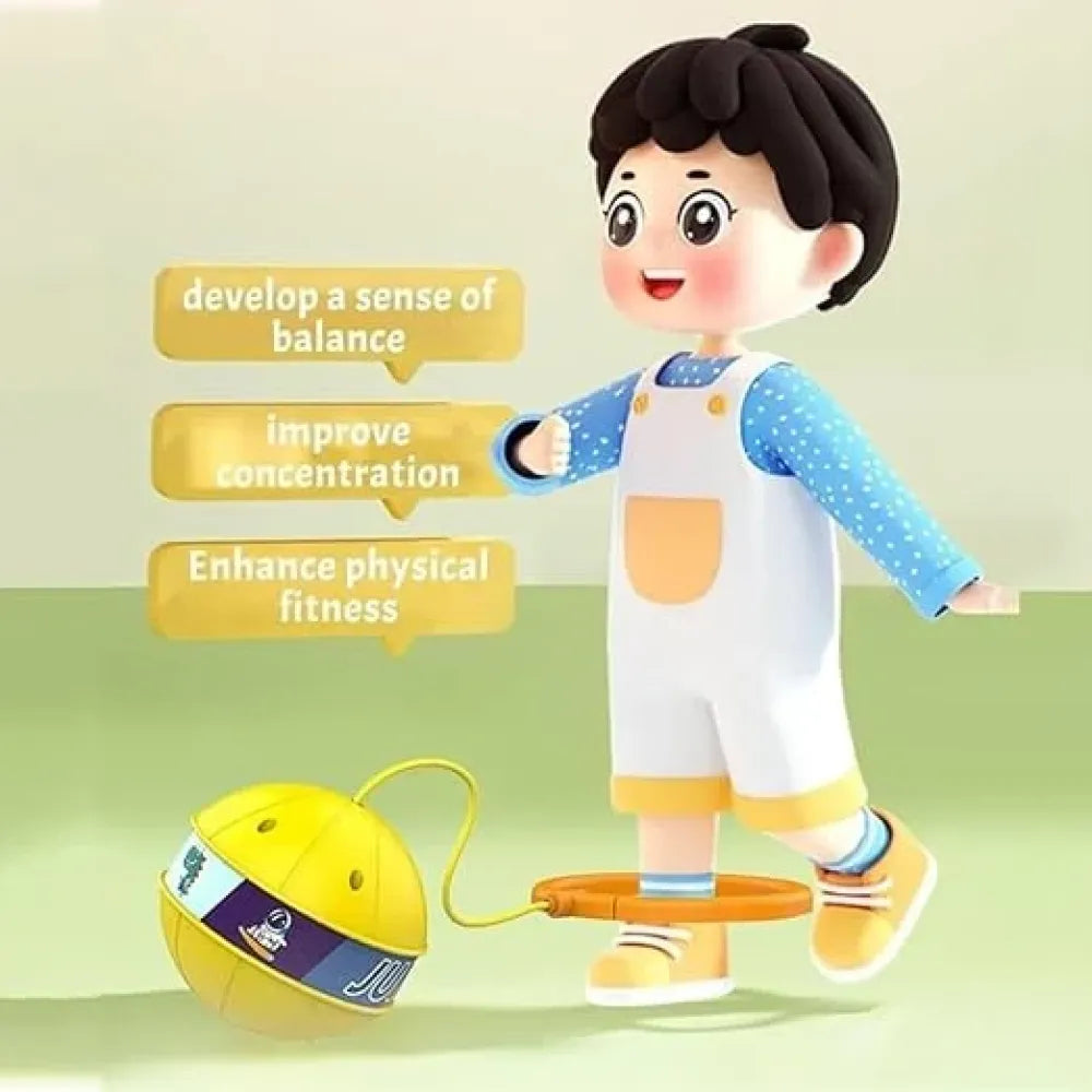 Skip ball ankle toy – bouncing fitness game
