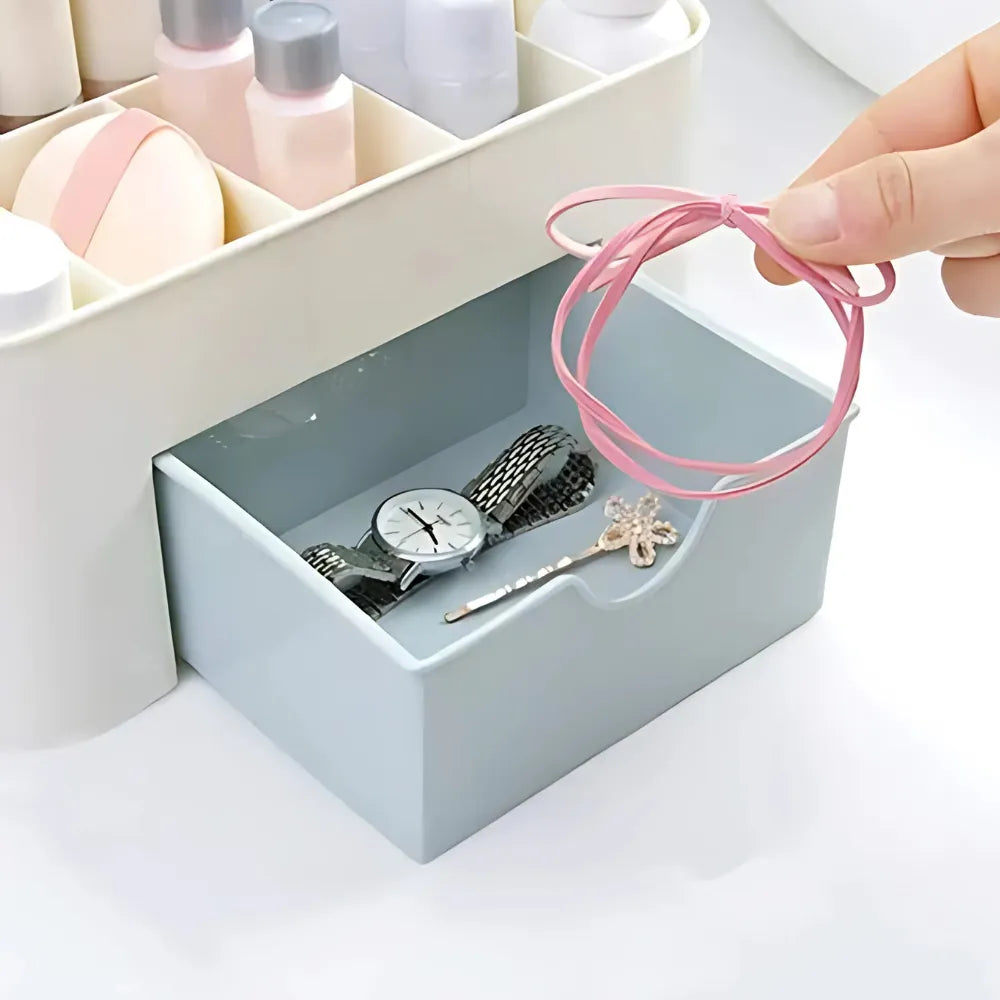 Sleek multi-use makeup organizer - accessories