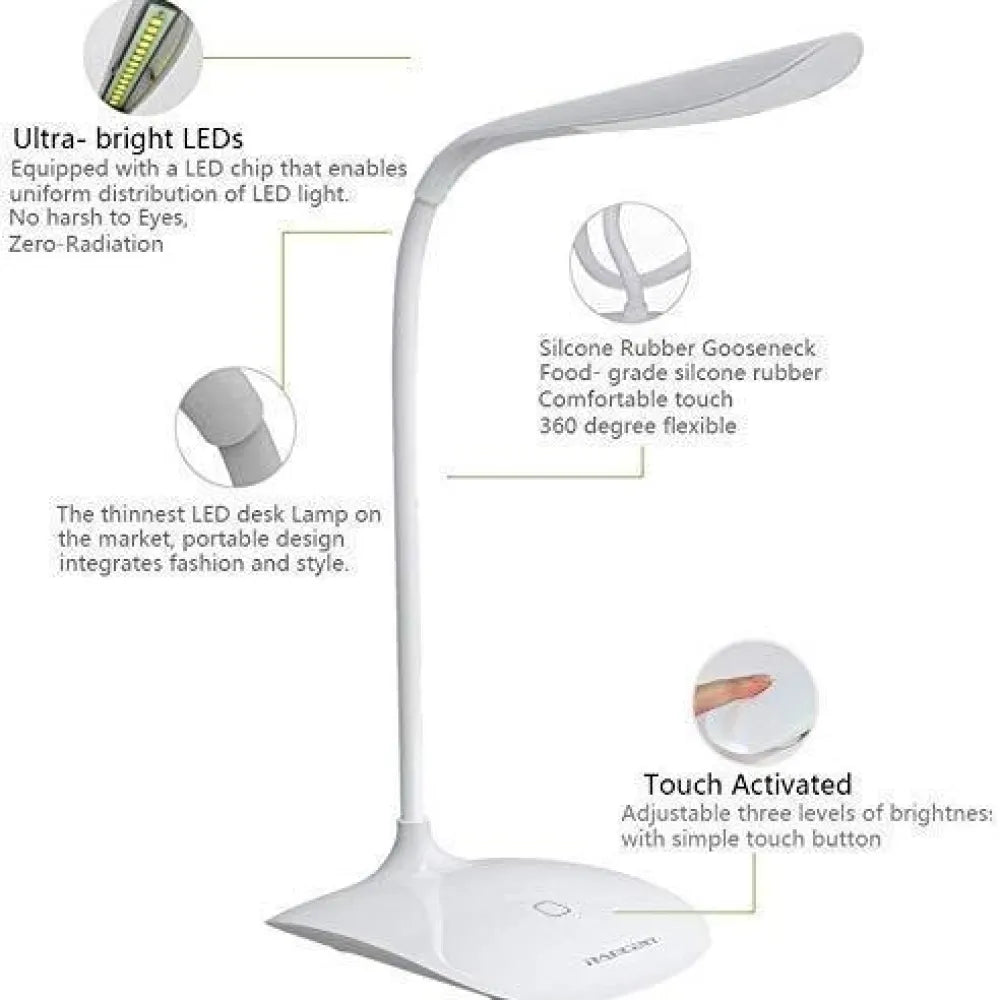 Sleek rechargeable table lamp