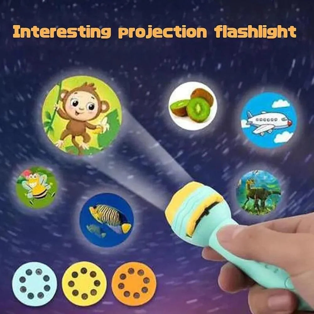 Projection flashlight toy.
