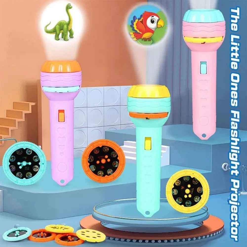 Colorful flashlight projector toys.