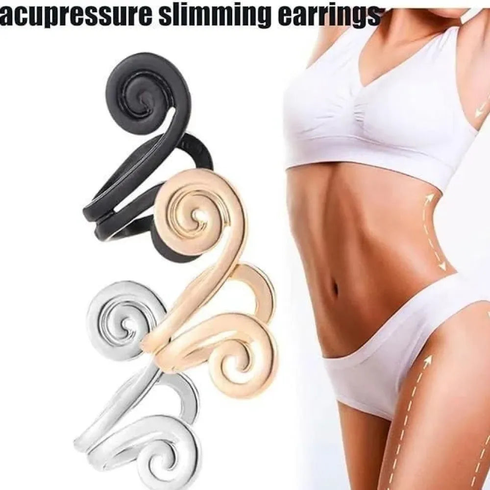 Slimming acupressure earrings