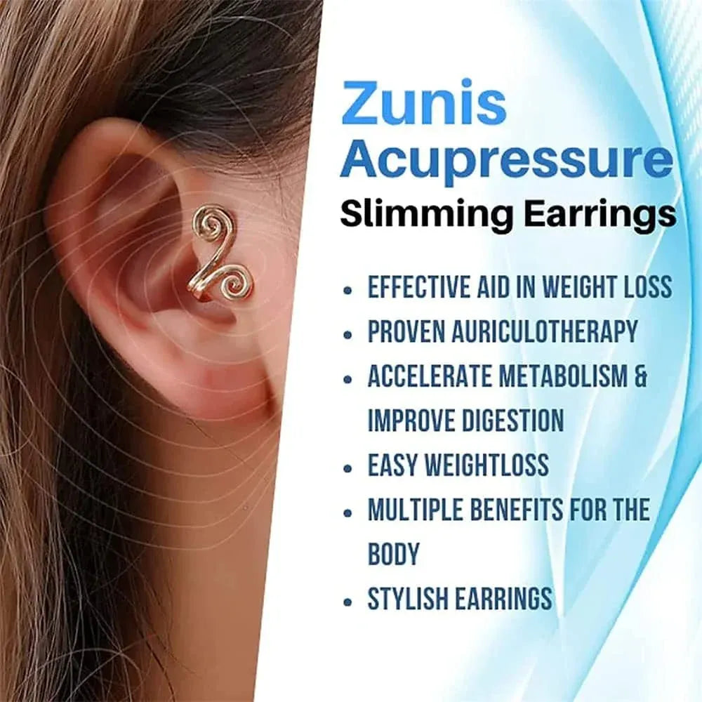 Slimming acupressure earrings
