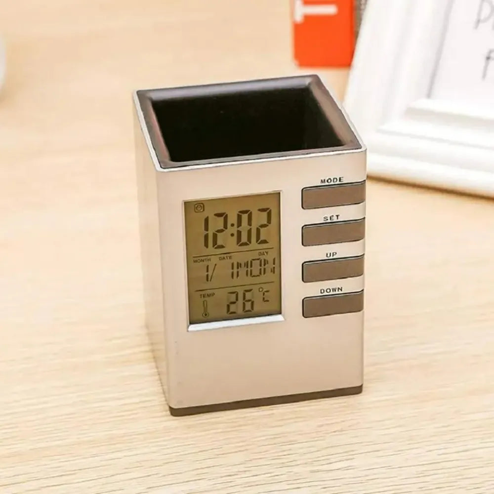 Smart desk clock organizer - potential heroes