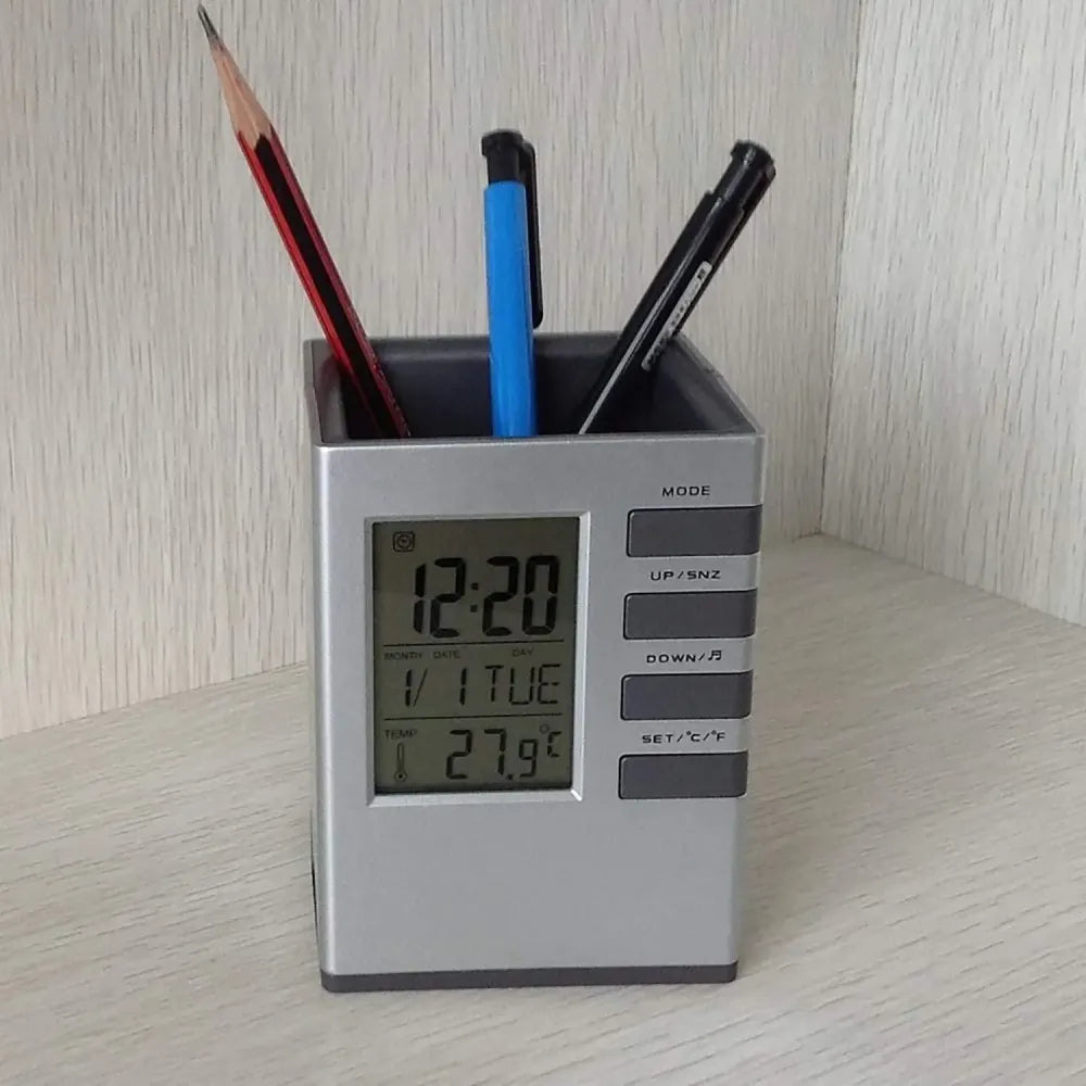 Smart desk clock organizer - potential heroes