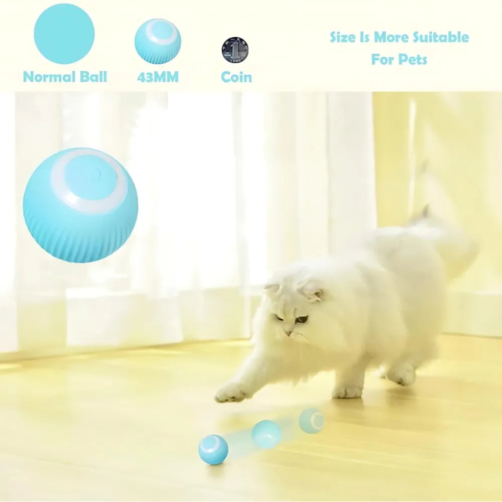 Smart led cat toy ball