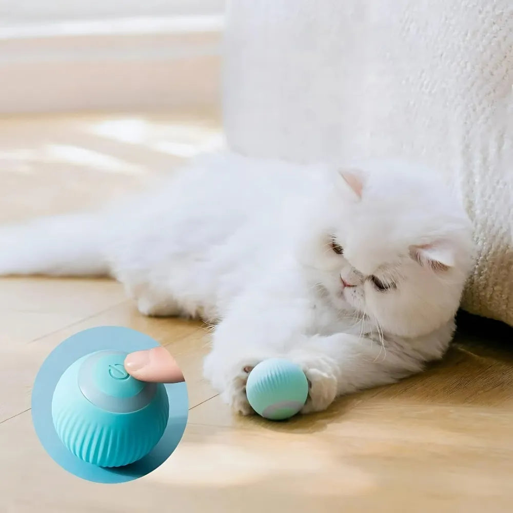 Smart led cat toy ball