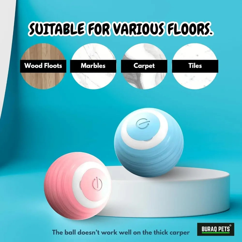 Smart self-roller ball toy for pets