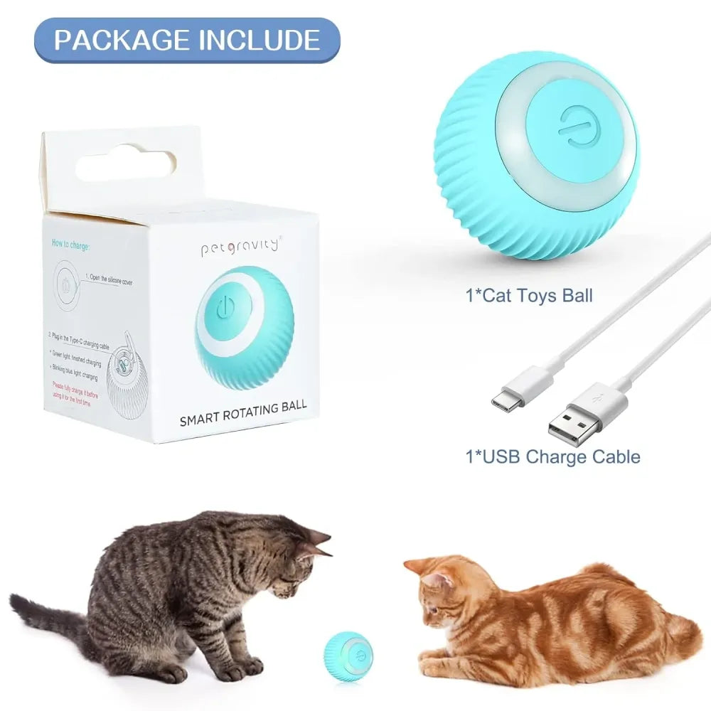 Smart self-roller ball toy for pets