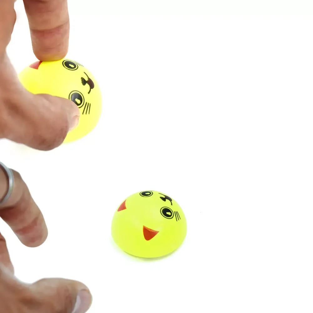 Smiley face pull back car - toys