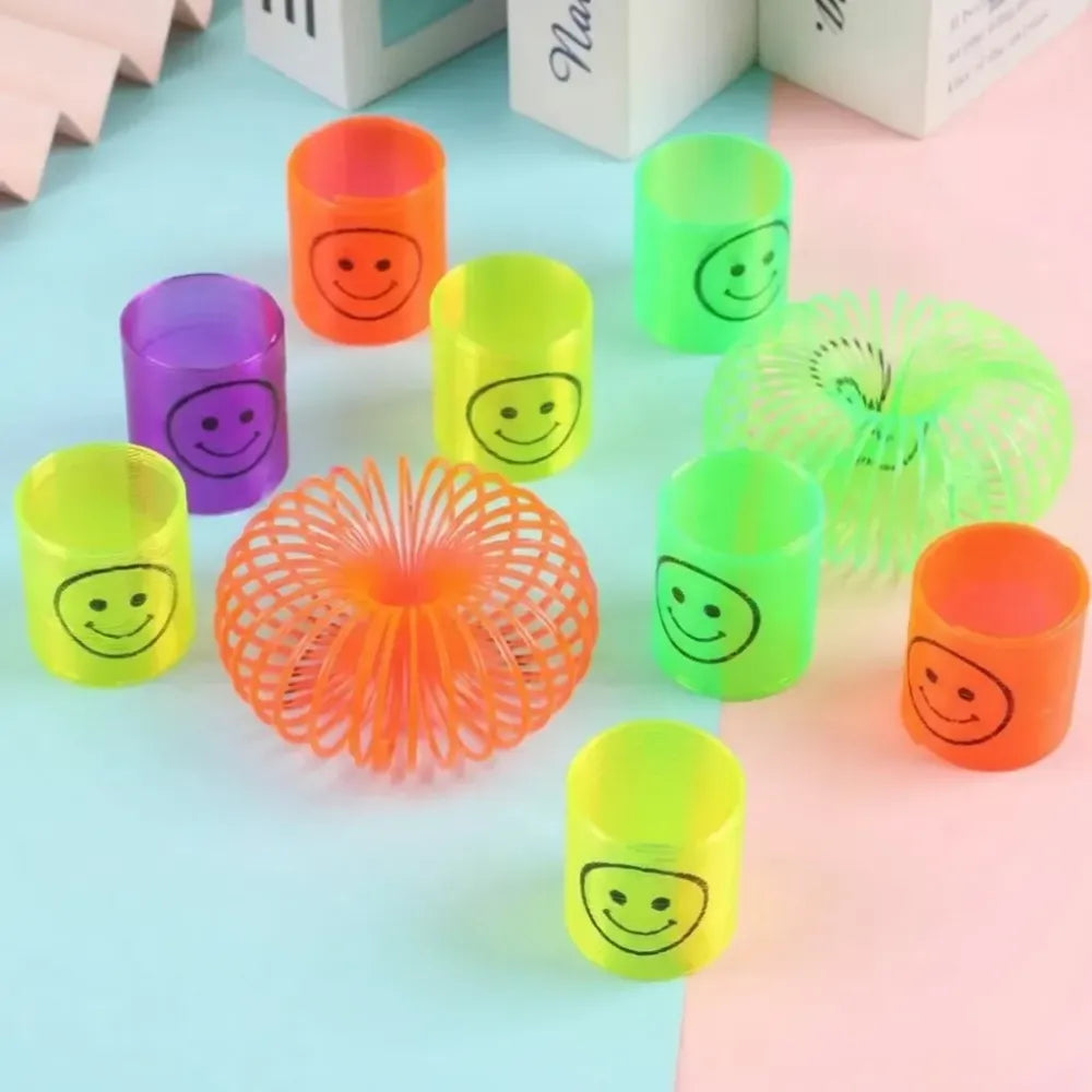 Smiley slinky spring set - toys