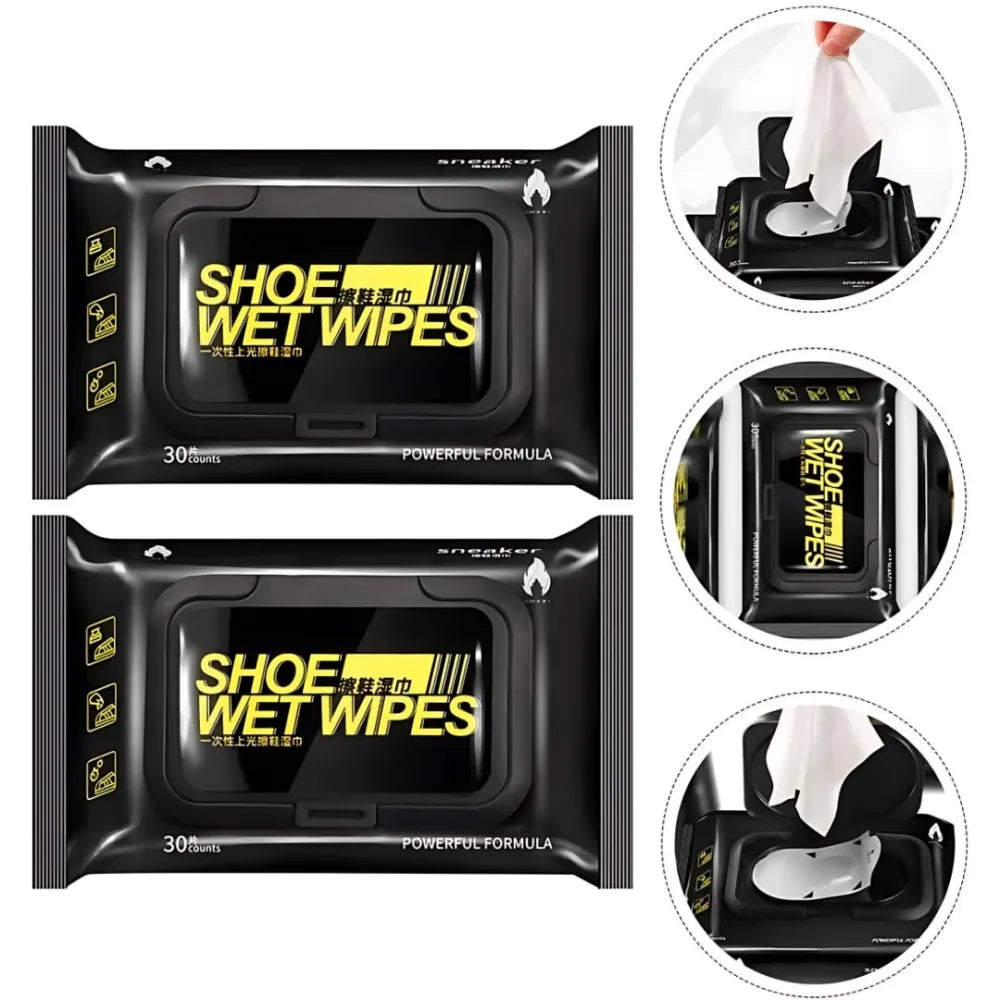 Sneaker & shoe cleaner wipes