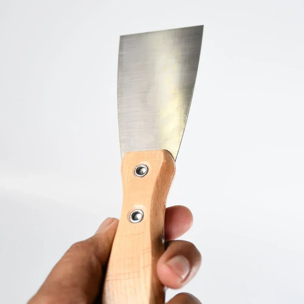Soft rubber handle putty knife set - hardware