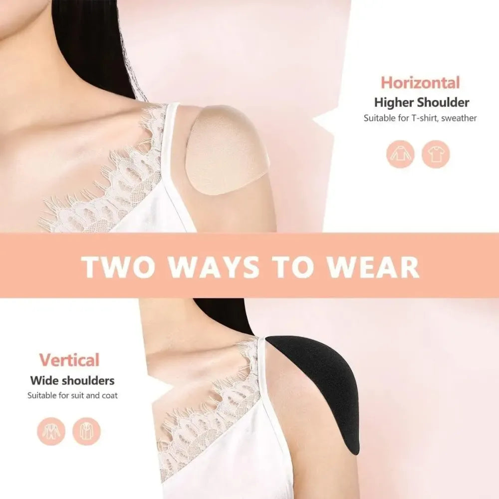 Soft silicone anti-slip shoulder push-up pads