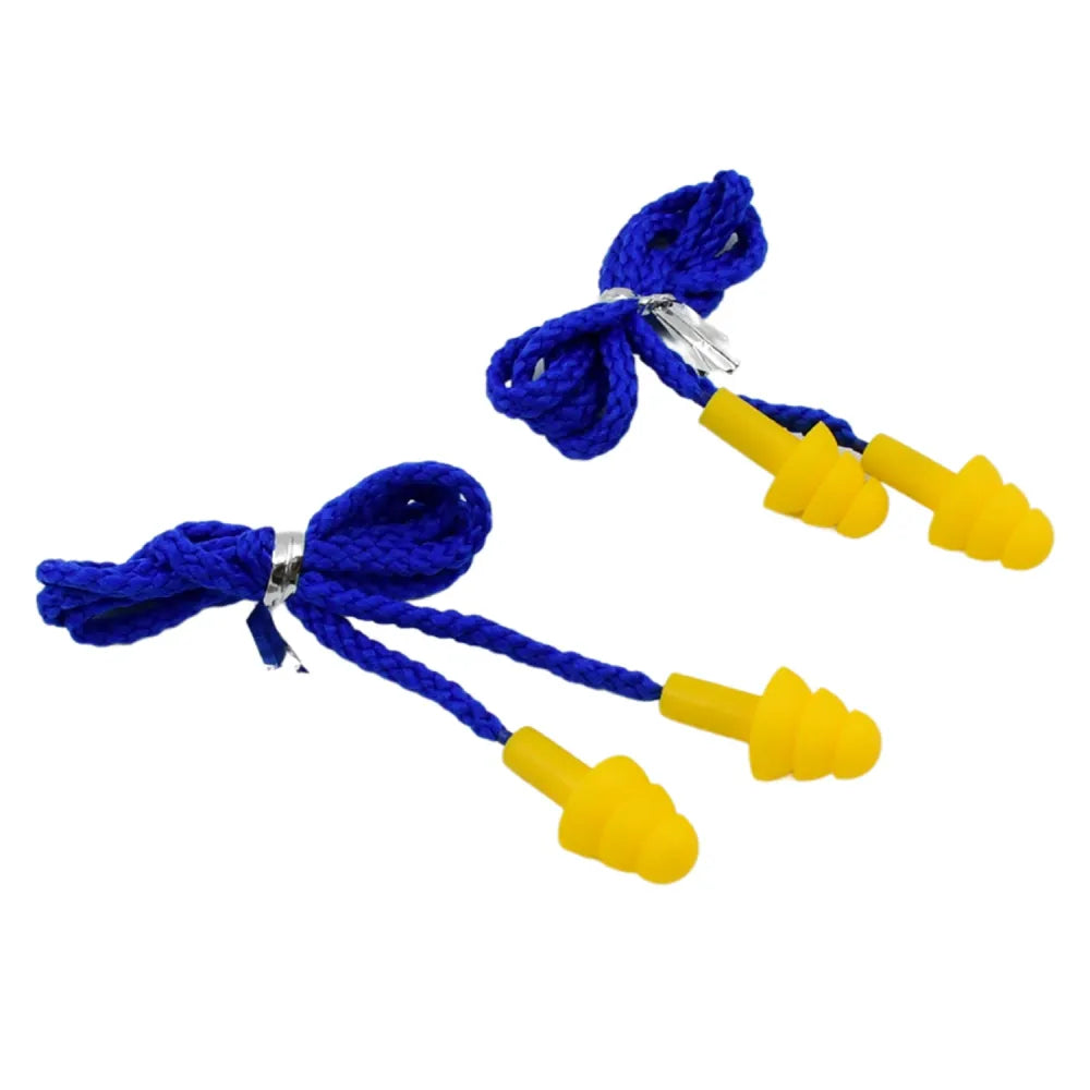 Soft silicone ear plugs hearing protection (2 pc set) - health care