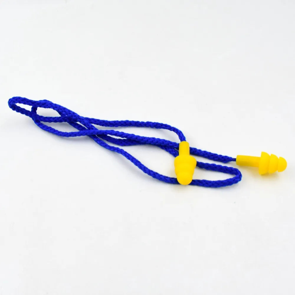 Soft silicone ear plugs hearing protection (2 pc set) - health care