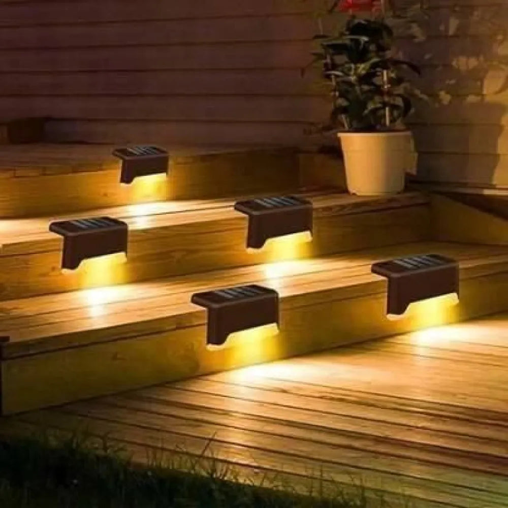 Solar deck lights outdoor