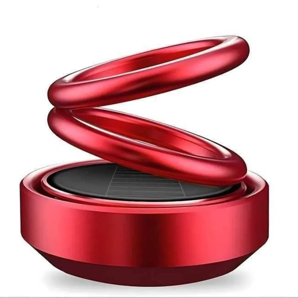 Solar energy rotating ring with long lasting french organic fragrance