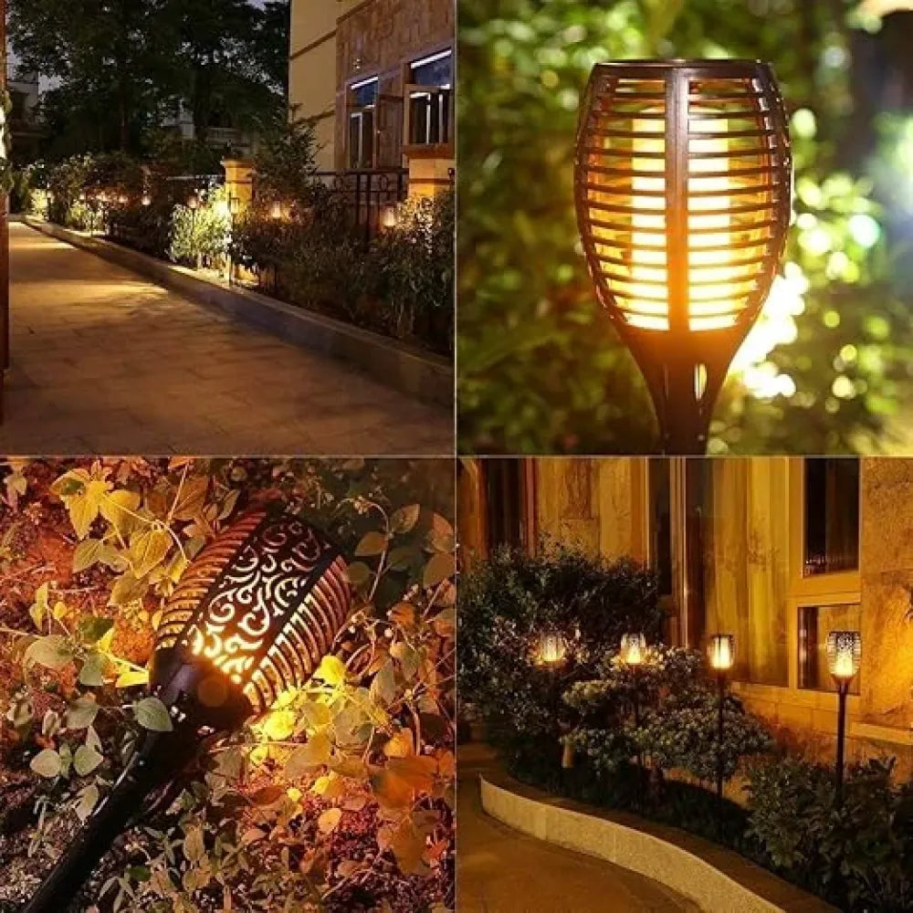 Solar flame torch – 96 led