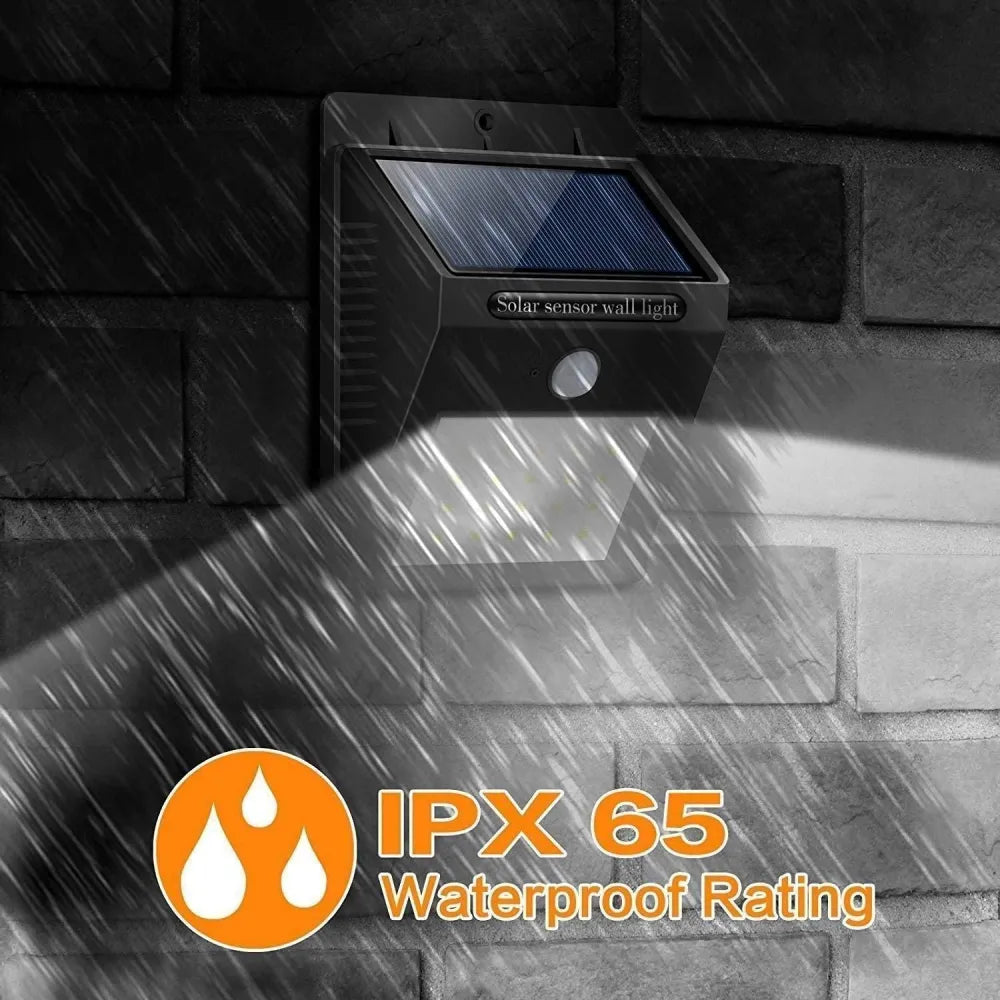 Solar motion security light