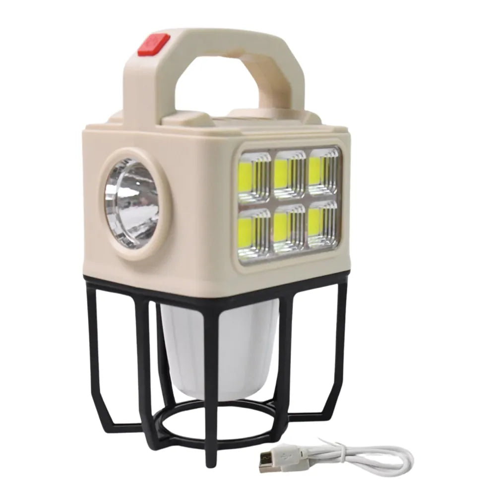 Solar portable camping lantern 3 light modes - home improvement