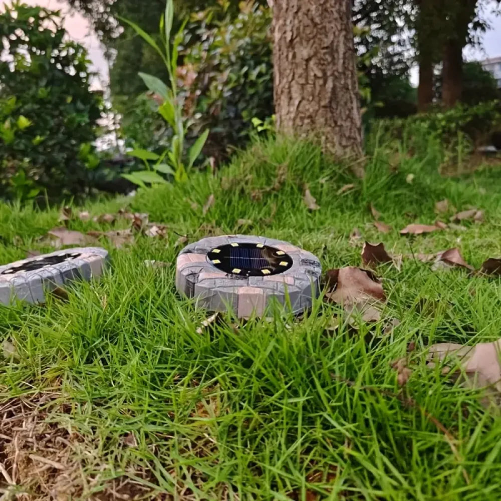 Solar stone pathway lights - home improvement