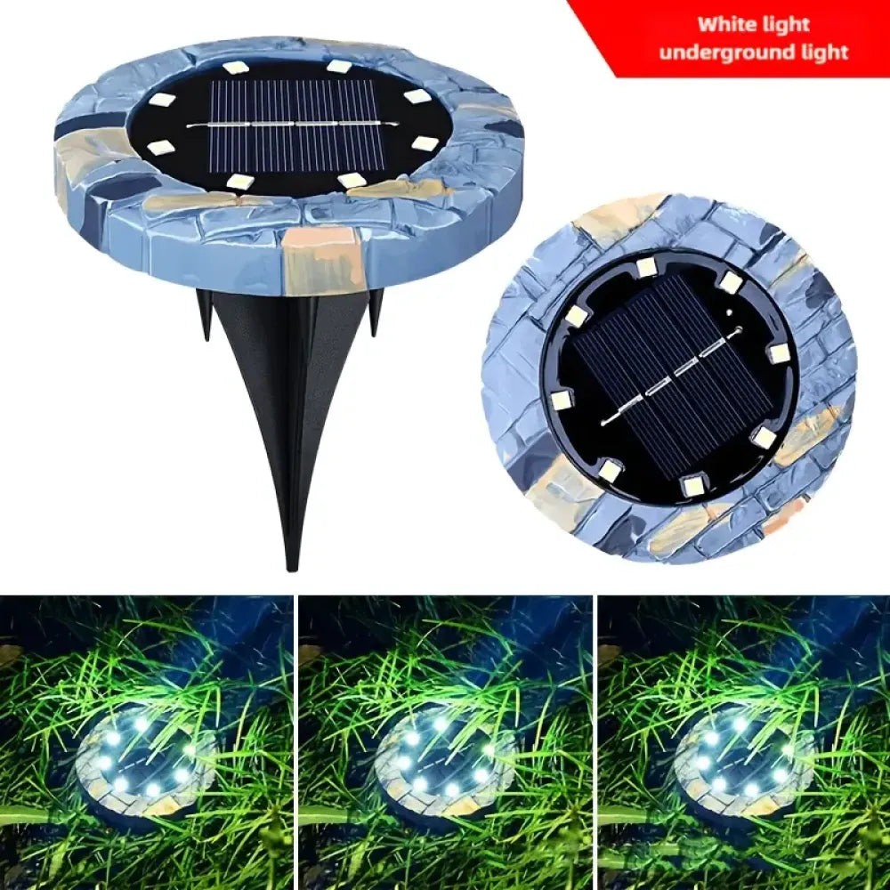 Solar stone pathway lights - home improvement