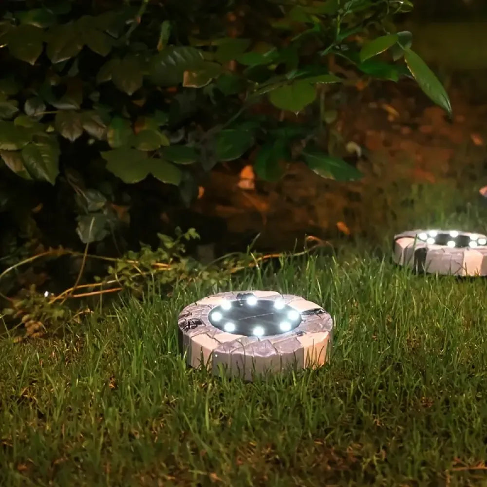 Solar stone pathway lights - home improvement
