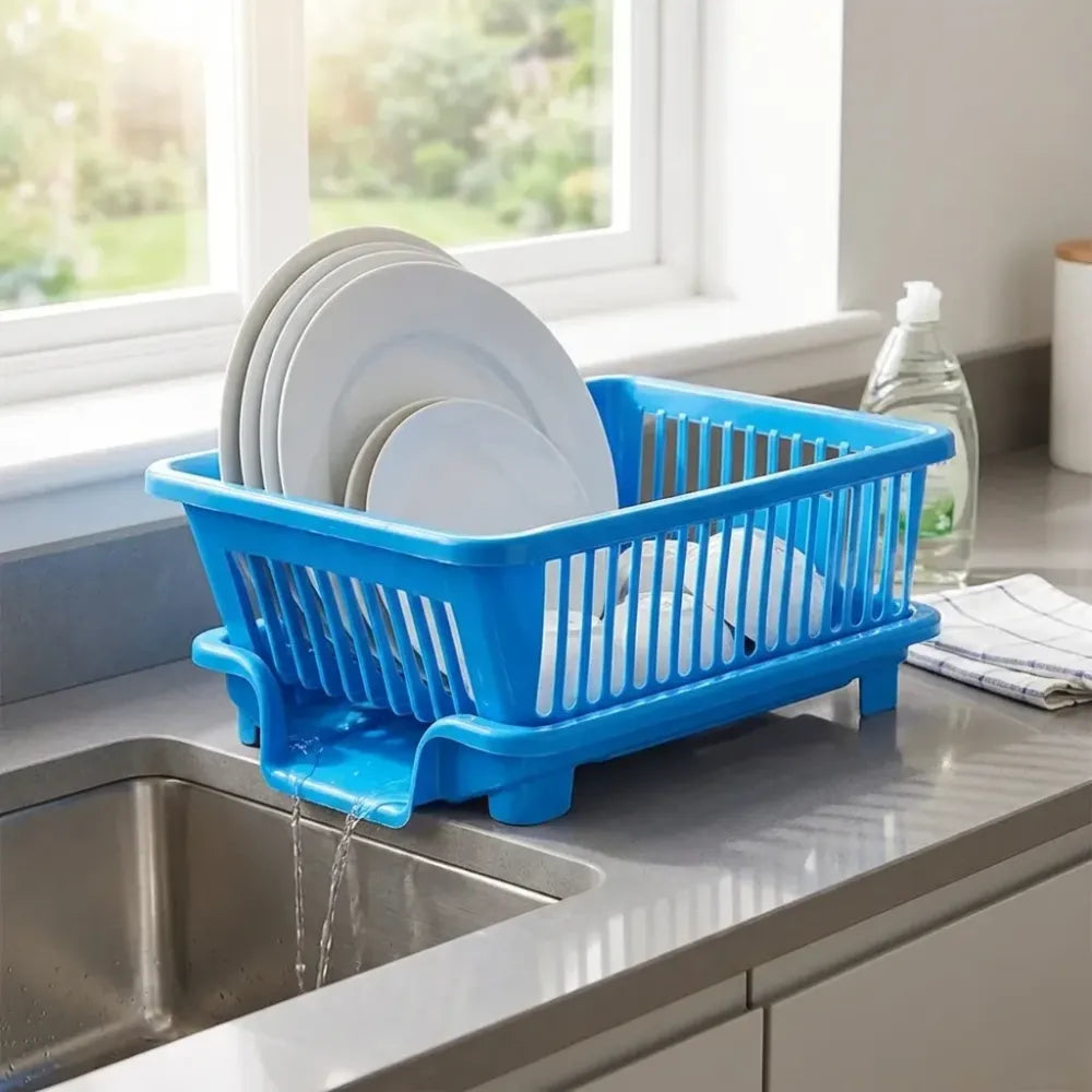 Space-saving dish drainer tray - kitchen tool