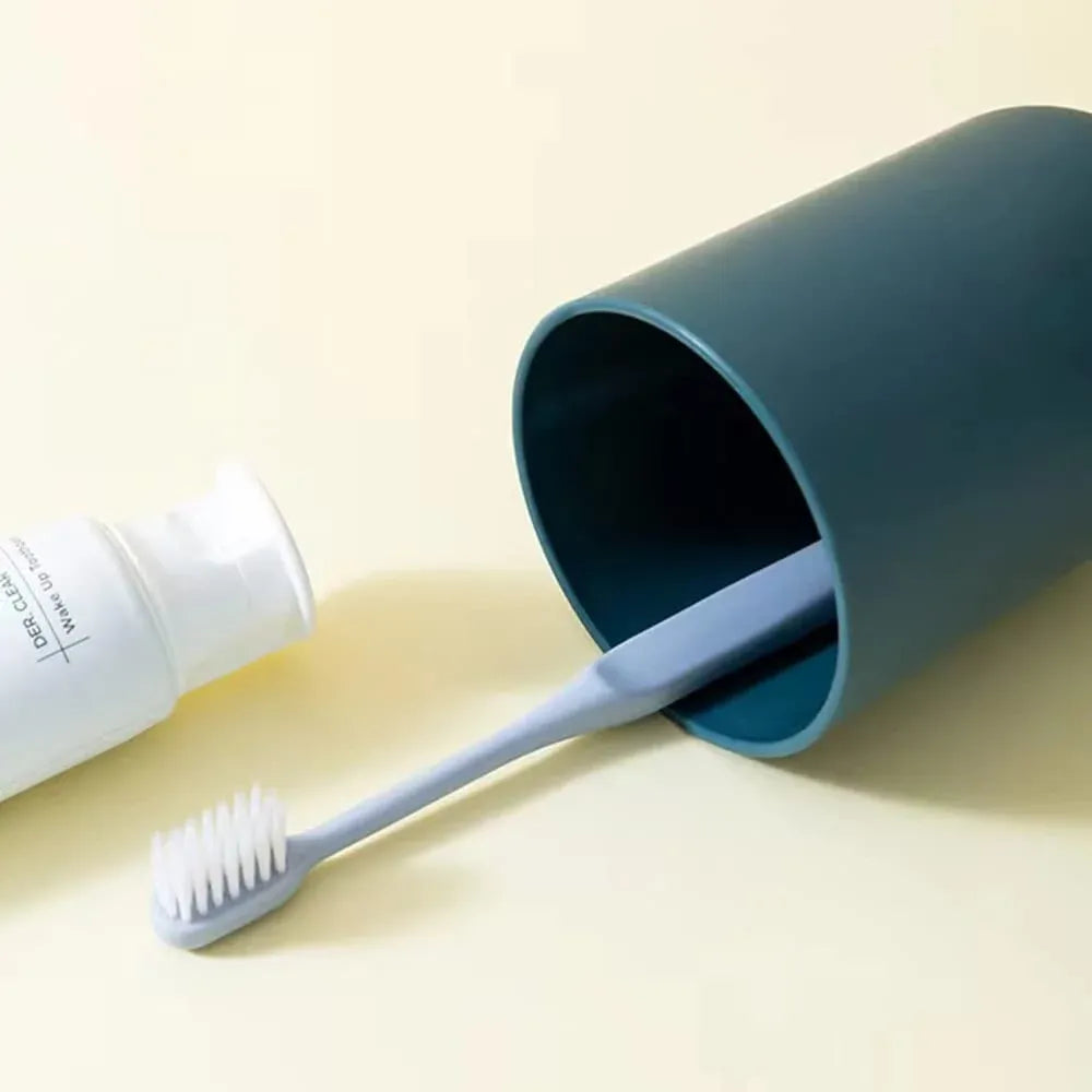 Space-saving toothbrush organizer set - home improvement