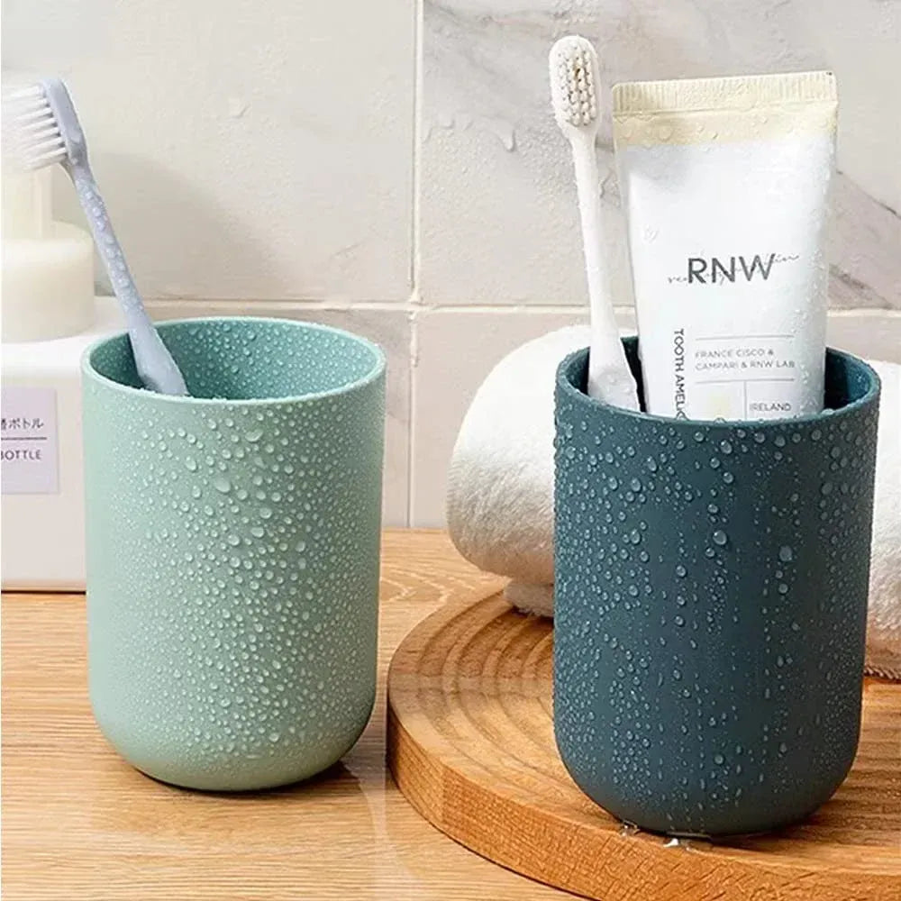 Space-saving toothbrush organizer set - home improvement