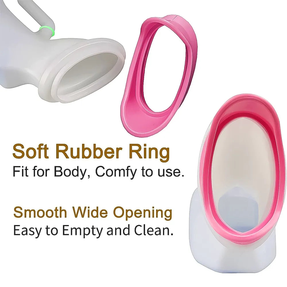 Spill-proof portable female urina - health care