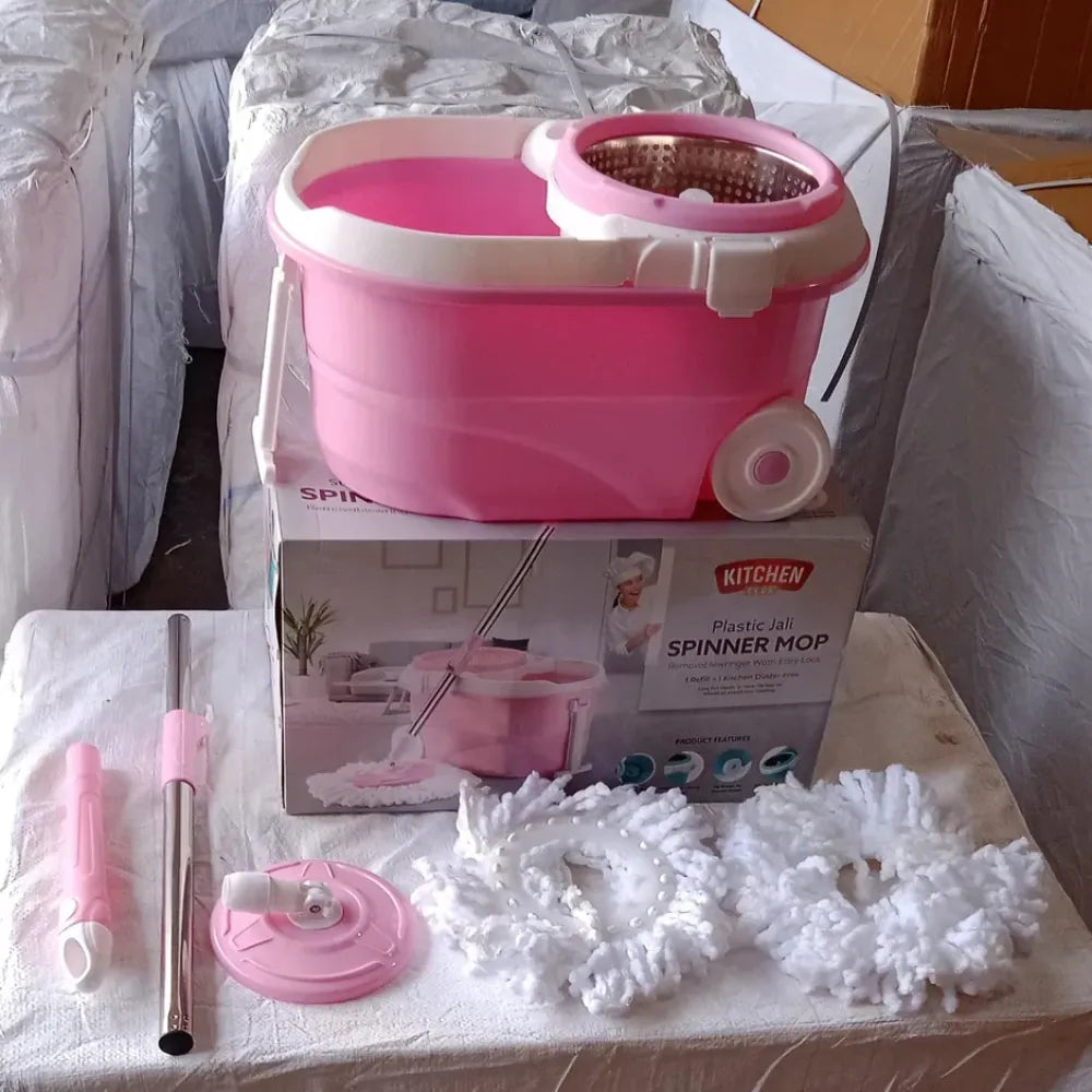Spin mop cleaning system - home improvement