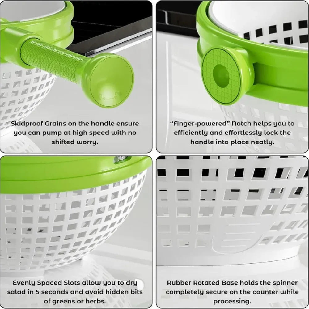 Spin & strain colander