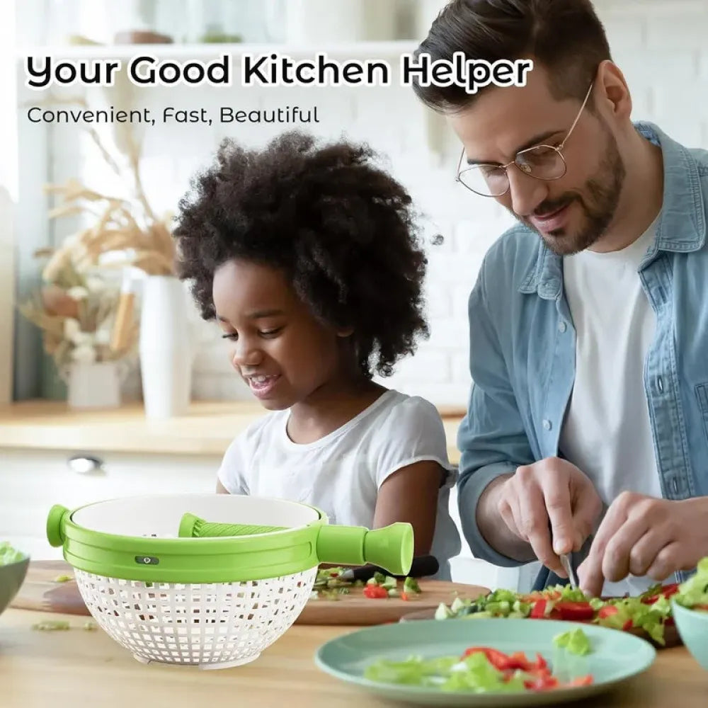 Spin & strain colander
