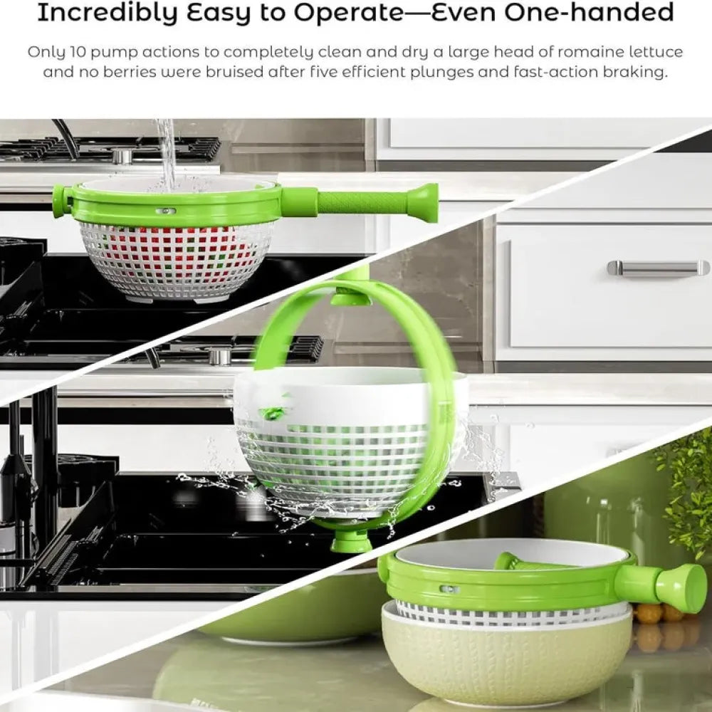 Spin & strain colander