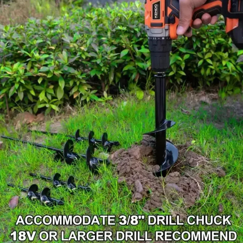 Spiral hole non slip earth drill - home essentials