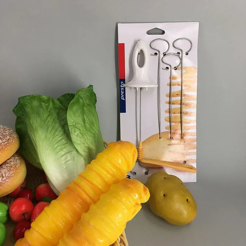 Spiral vegetable cutter set - home & kitchen