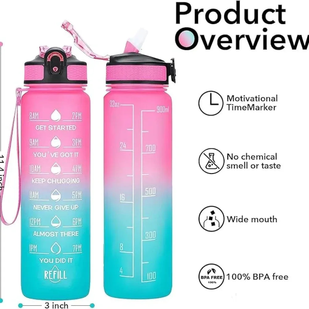 Sport print water bottle – 1000ml