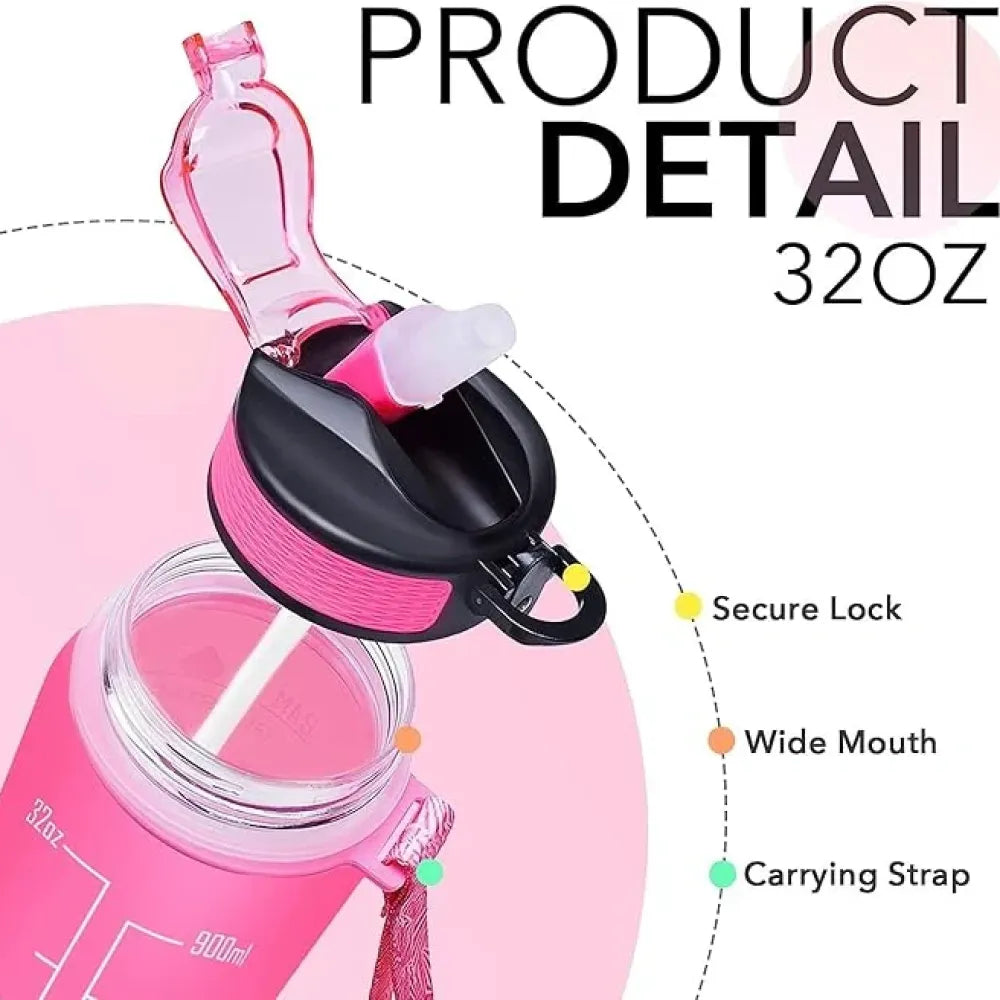 Sport print water bottle – 1000ml