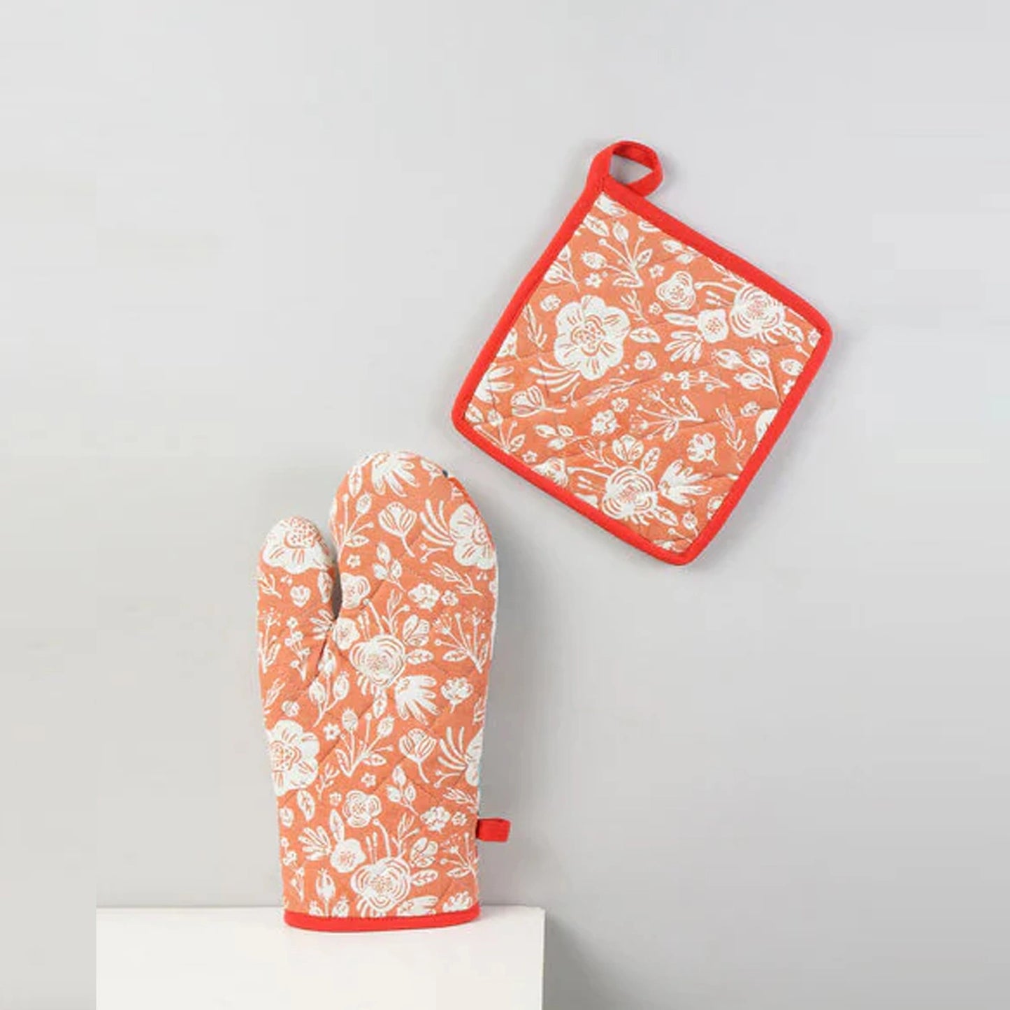 Professional Cotton Oven Mitt Set