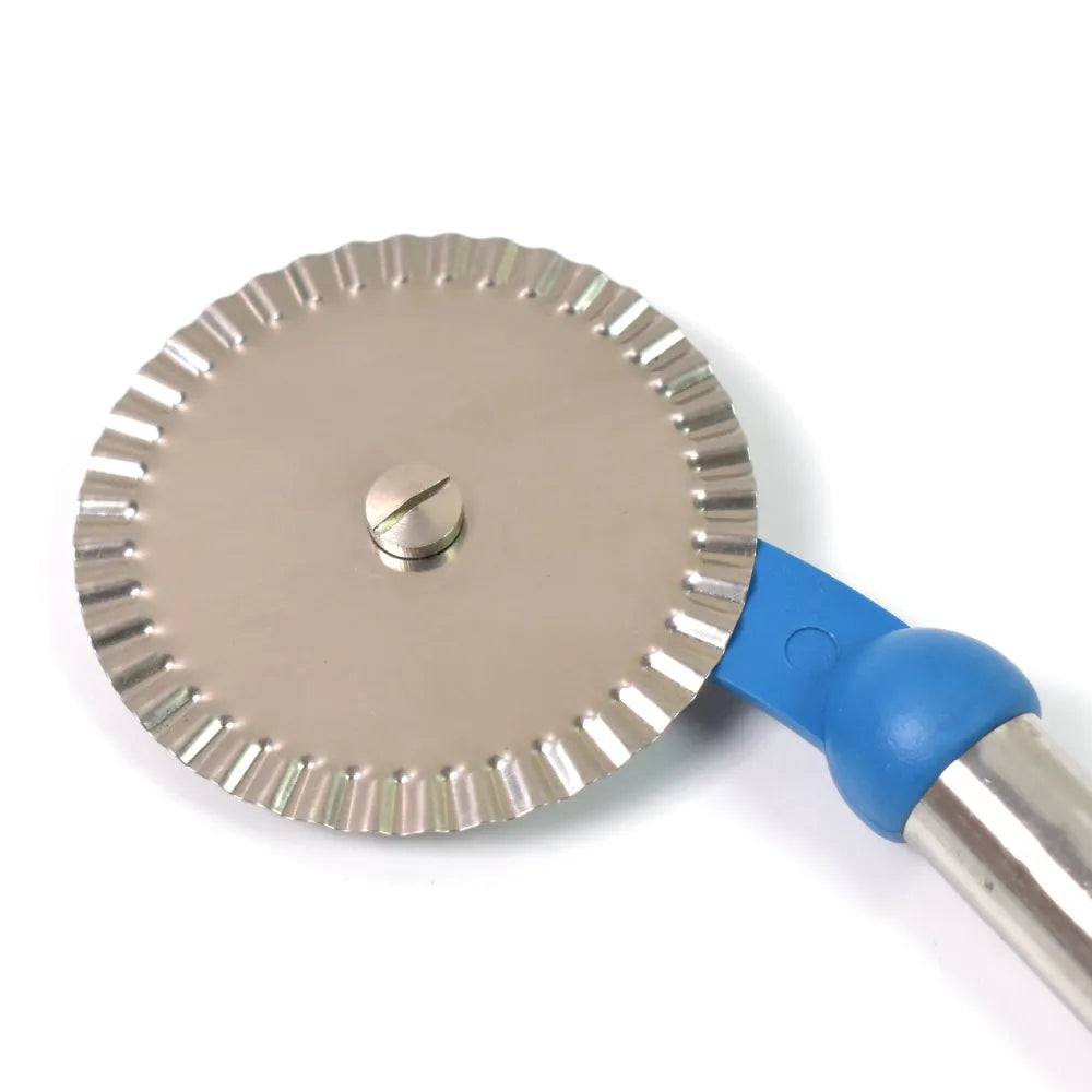 Stainless curly pizza cutter - home & kitchen