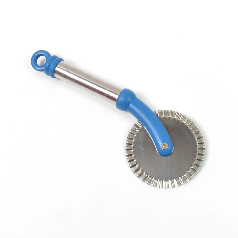 Stainless curly pizza cutter - home & kitchen