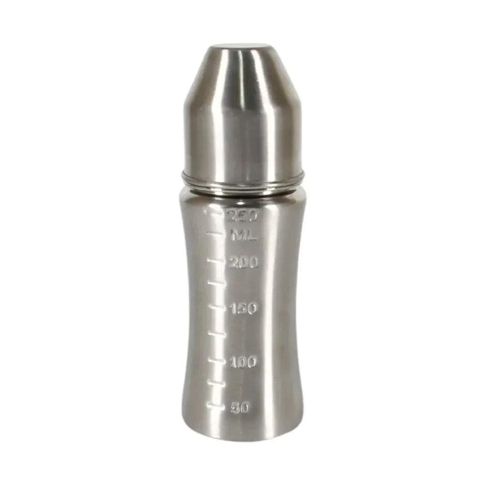 Stainless steel baby feeding bottle – 250ml - home & kitchen
