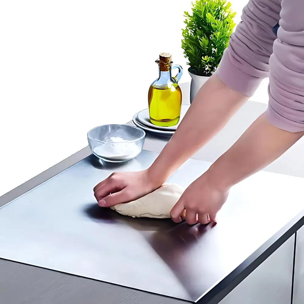 Stainless steel chopping board (35x31cm)