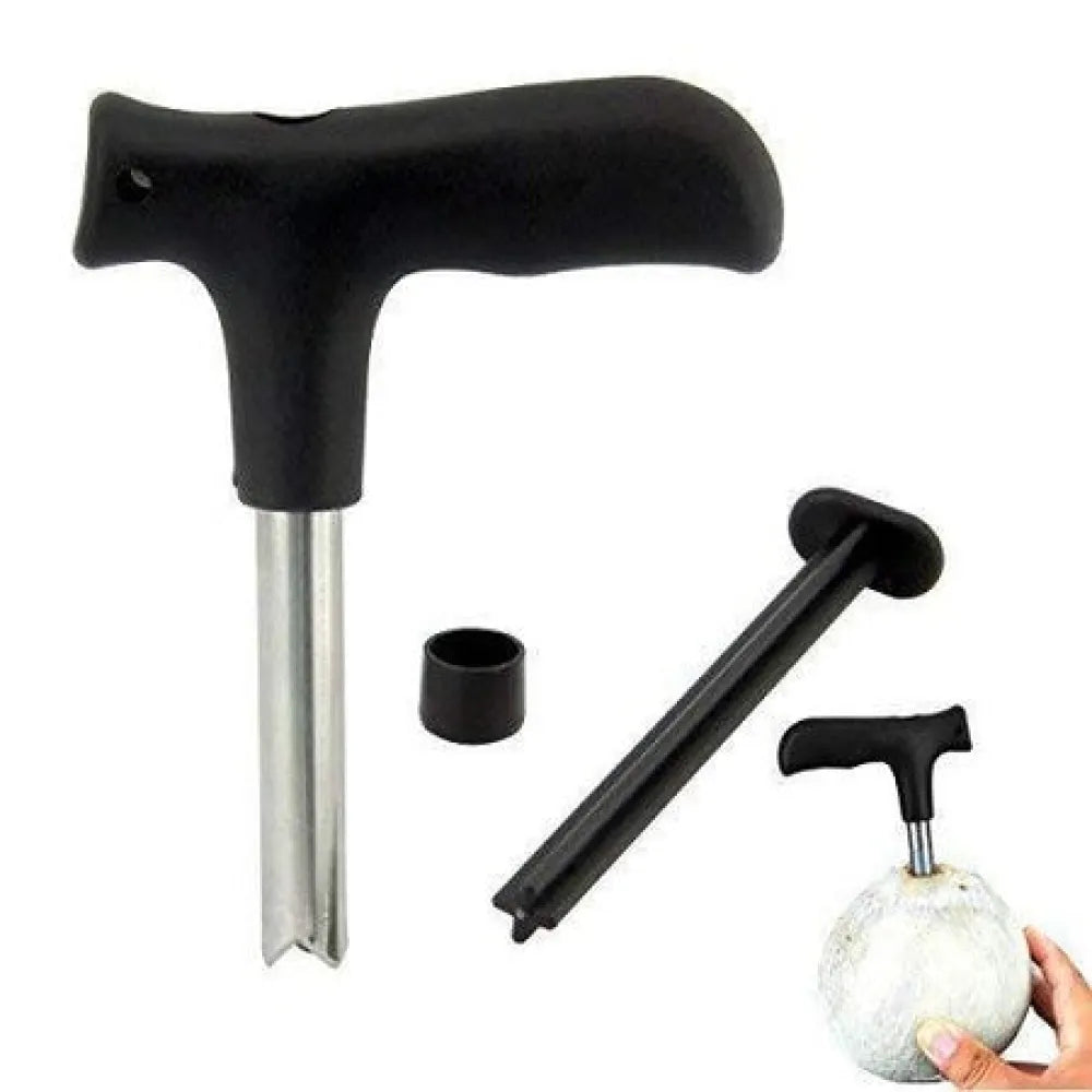 Stainless steel coconut opener tool - home & kitchen