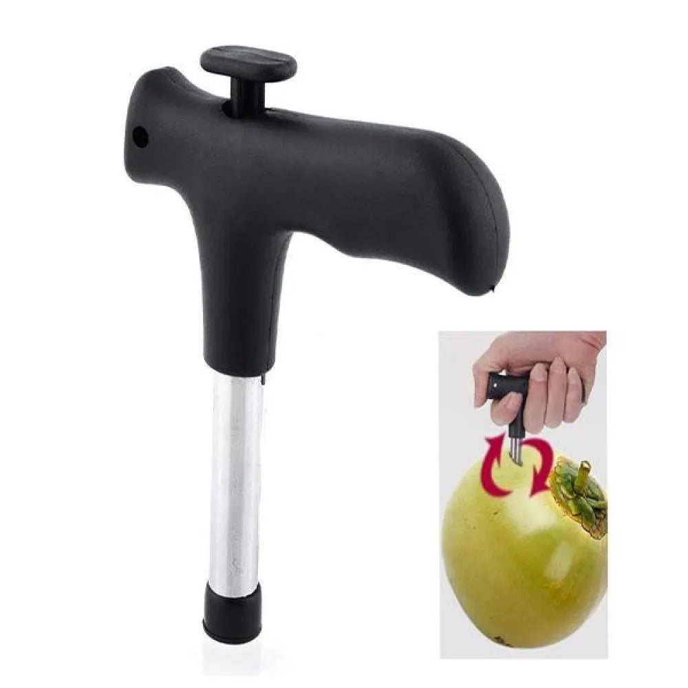 Stainless steel coconut opener tool - home & kitchen