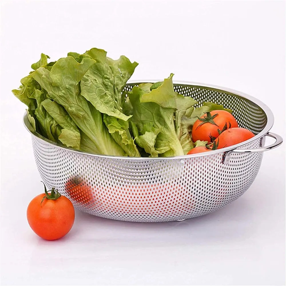 Stainless steel colander basket - home & kitchen