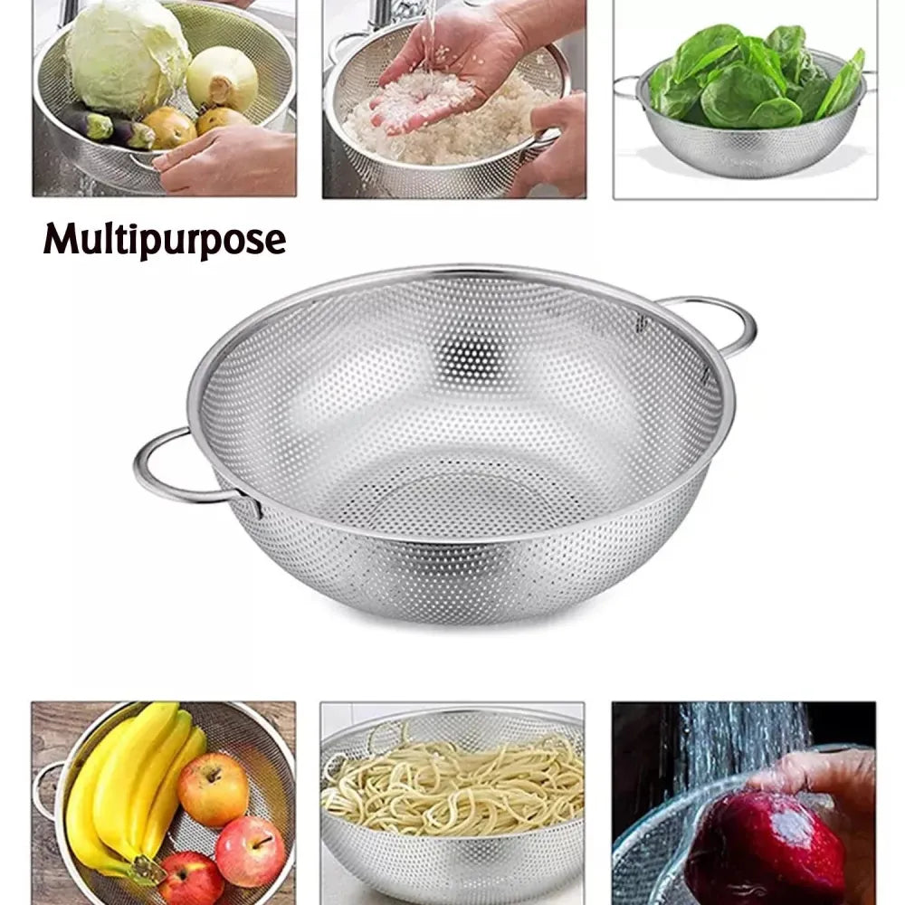 Stainless steel colander basket - home & kitchen